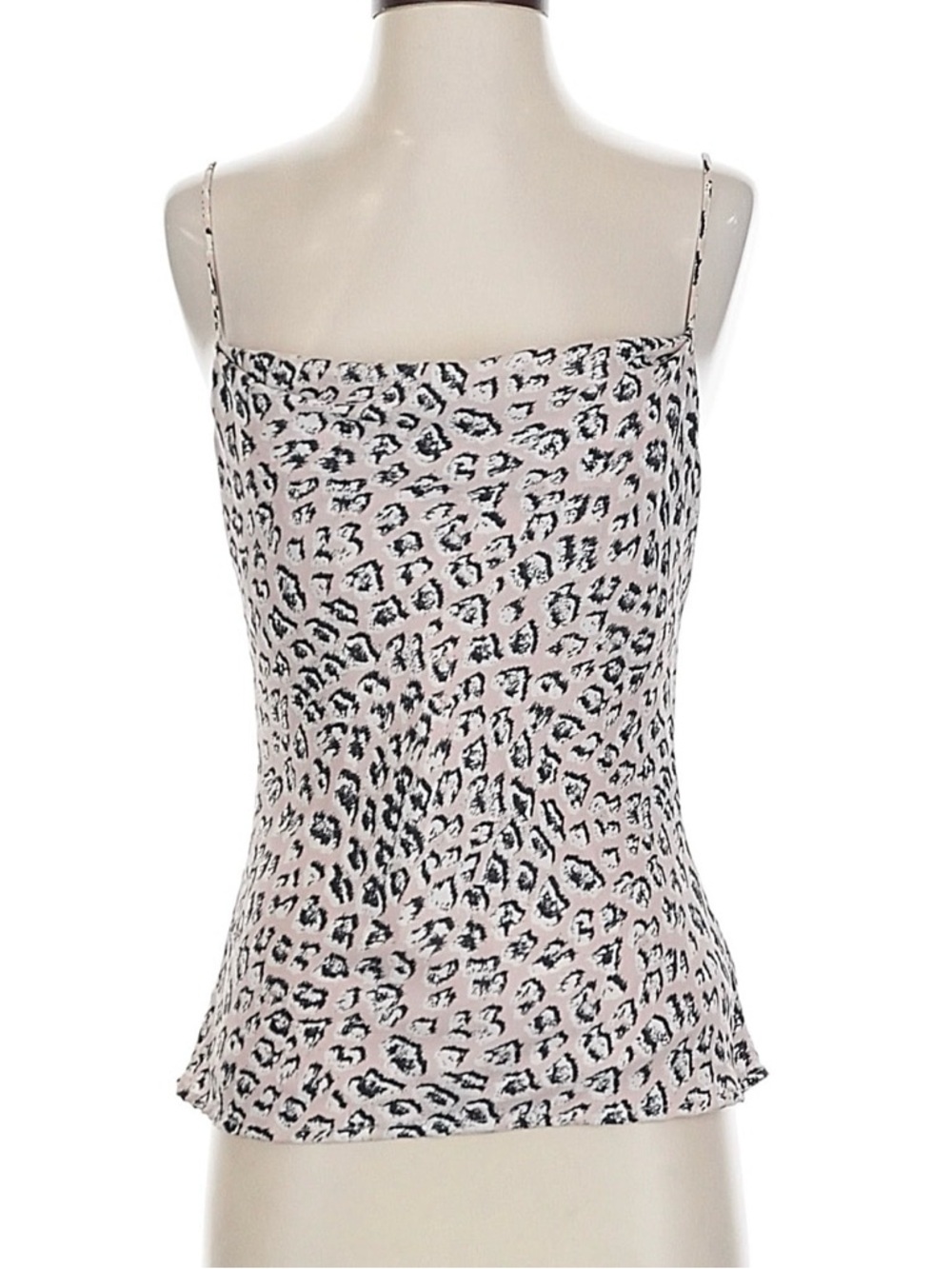 Astr The Label Pink Leopard Print Adjustable Strap Cami